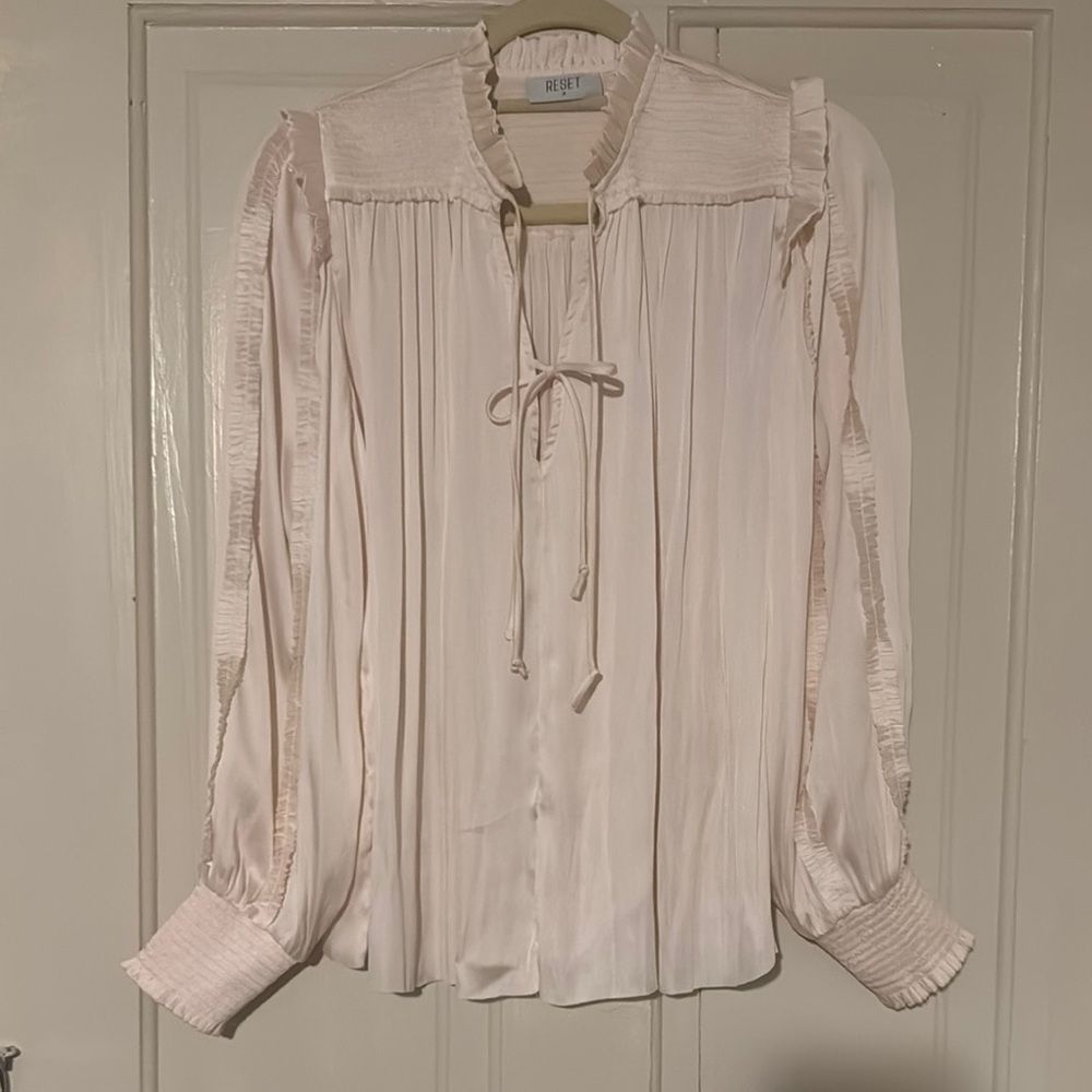 REISS Cream Women's Top